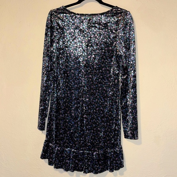 Wild Fable Floral Velvet Ruffle Dress - Picture 5 of 5